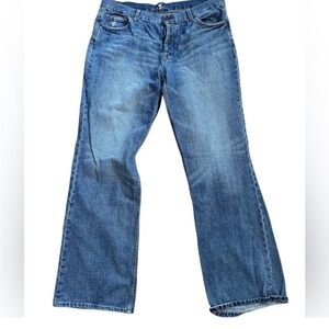 7 For All Mankind Slouchy Button Fly Jeans 38